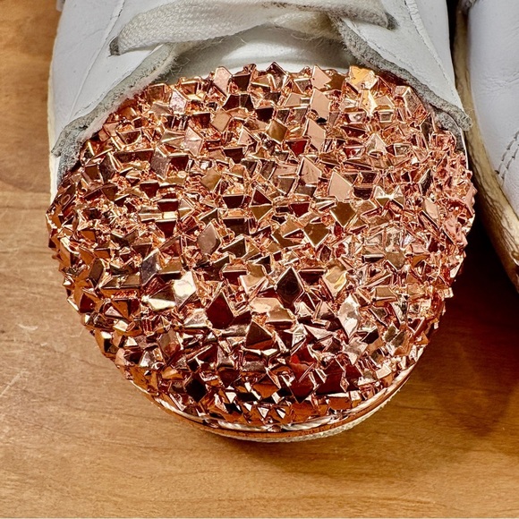 Adidas Superstar 80s 3D Metal Rose Gold Toe Trainer Sneakers, Womens size 7.5 - Picture 5 of 12